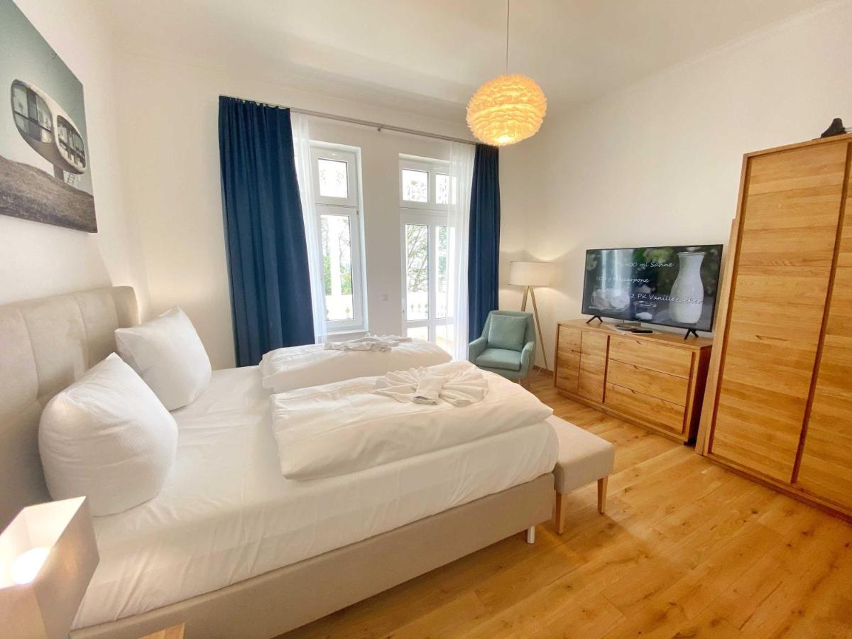 Villa Jenny - Ferienappartement 1 Mit Meerblick Sassnitz Kültér fotó